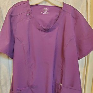 Cherokee Infinity Women Scrubs Top Round Neck XL
